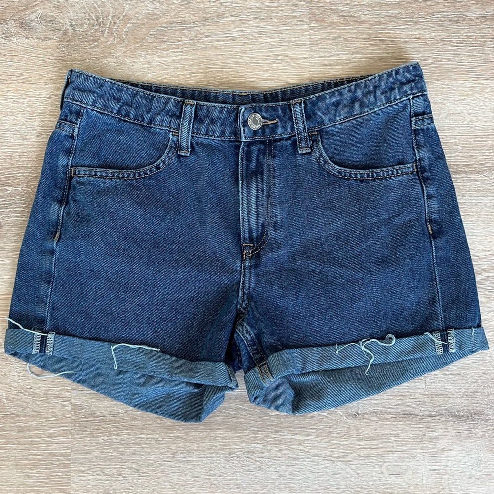 H&M high waisted jean shorts